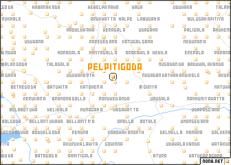 map of Pelpitigoda