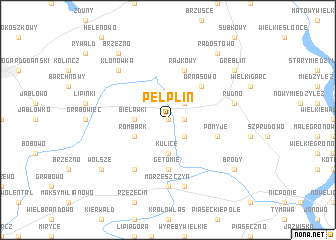 map of Pelplin