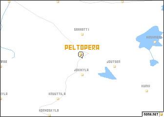 map of Peltoperä