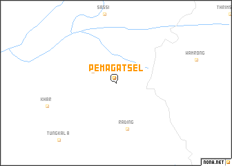 map of Pemagatsel