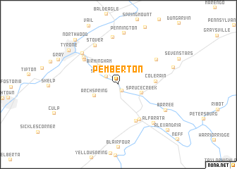 map of Pemberton