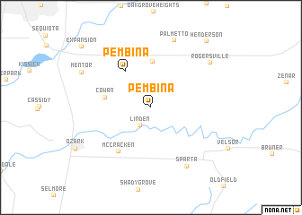 map of Pembina