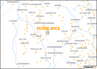 map of Peña Blanca