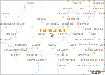 map of Peñablanca
