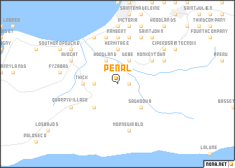 map of Peñal