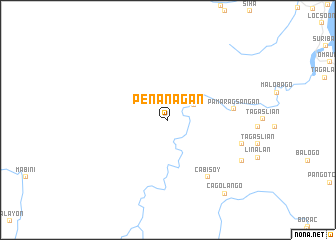 map of Penanagan