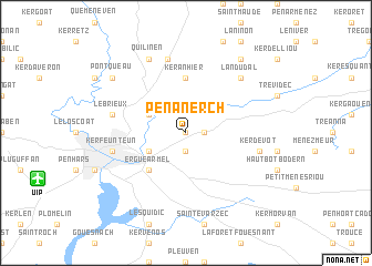 map of Penanerch