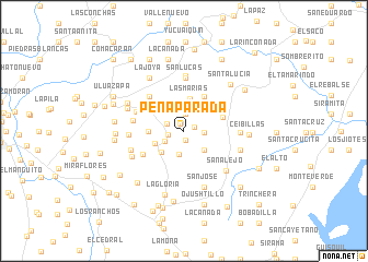 map of Peña Parada