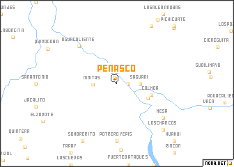 map of Peñasco