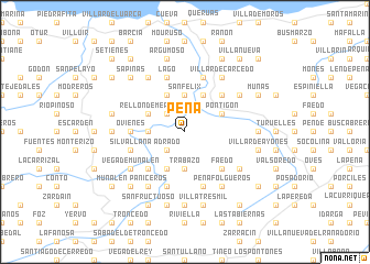 map of Pena