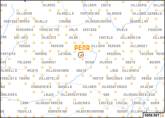 map of Pena