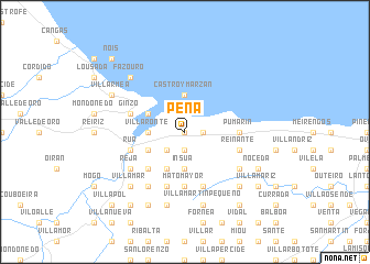 map of Pena