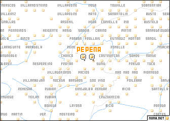 map of Pena