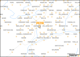 map of Pena