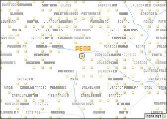 map of Pena