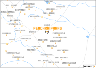 map of Penchkaipahād