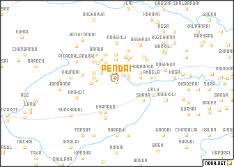 map of Pendai