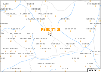 map of Pendayioí