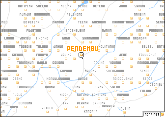 map of Pendembu