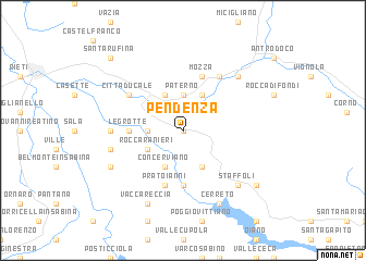 map of Pendenza