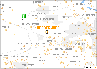 map of Penderwood