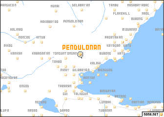 map of Pendulonan