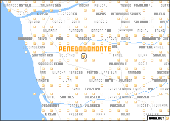 map of Penedo do Monte