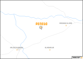 map of Penedo