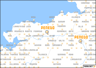 map of Penedo