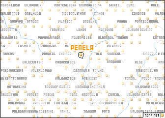 map of Penela