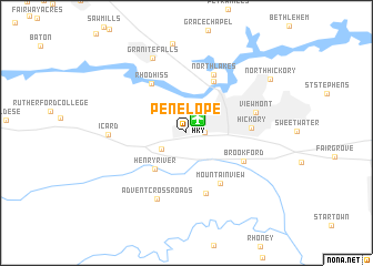 map of Penelope