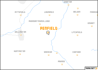 map of Penfield