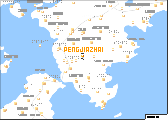 map of Pengjiazhai