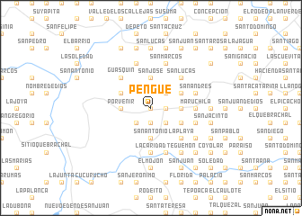 map of Pengue