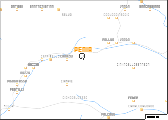 map of Penia