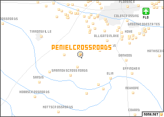 map of Peniel Crossroads