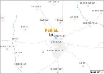 map of Peniel