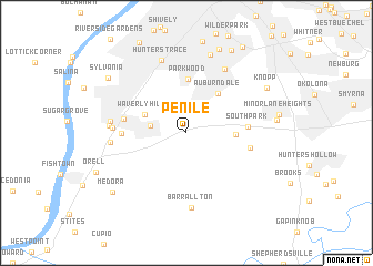 map of Penile