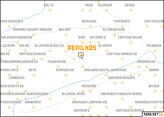 map of Penilhos