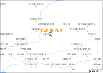 map of Peninkylä