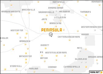 map of Peninsula