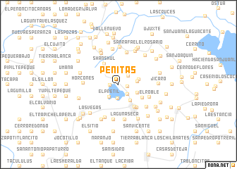 map of Peñitas