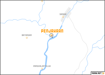 map of Penjawaan