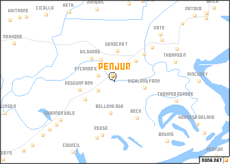 map of Penjur