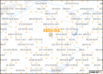map of Penking