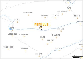 map of Penkule