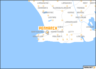 map of Penmarcʼh