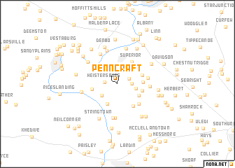 map of Penncraft