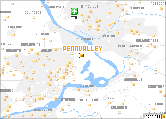 map of Penn Valley