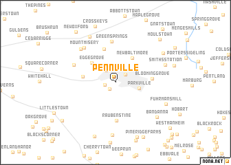 map of Pennville